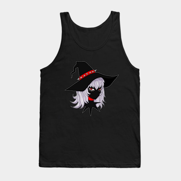 WITCH𖤐 Tank Top by 🫀🗡️VEXED VULPES🗡️🫀